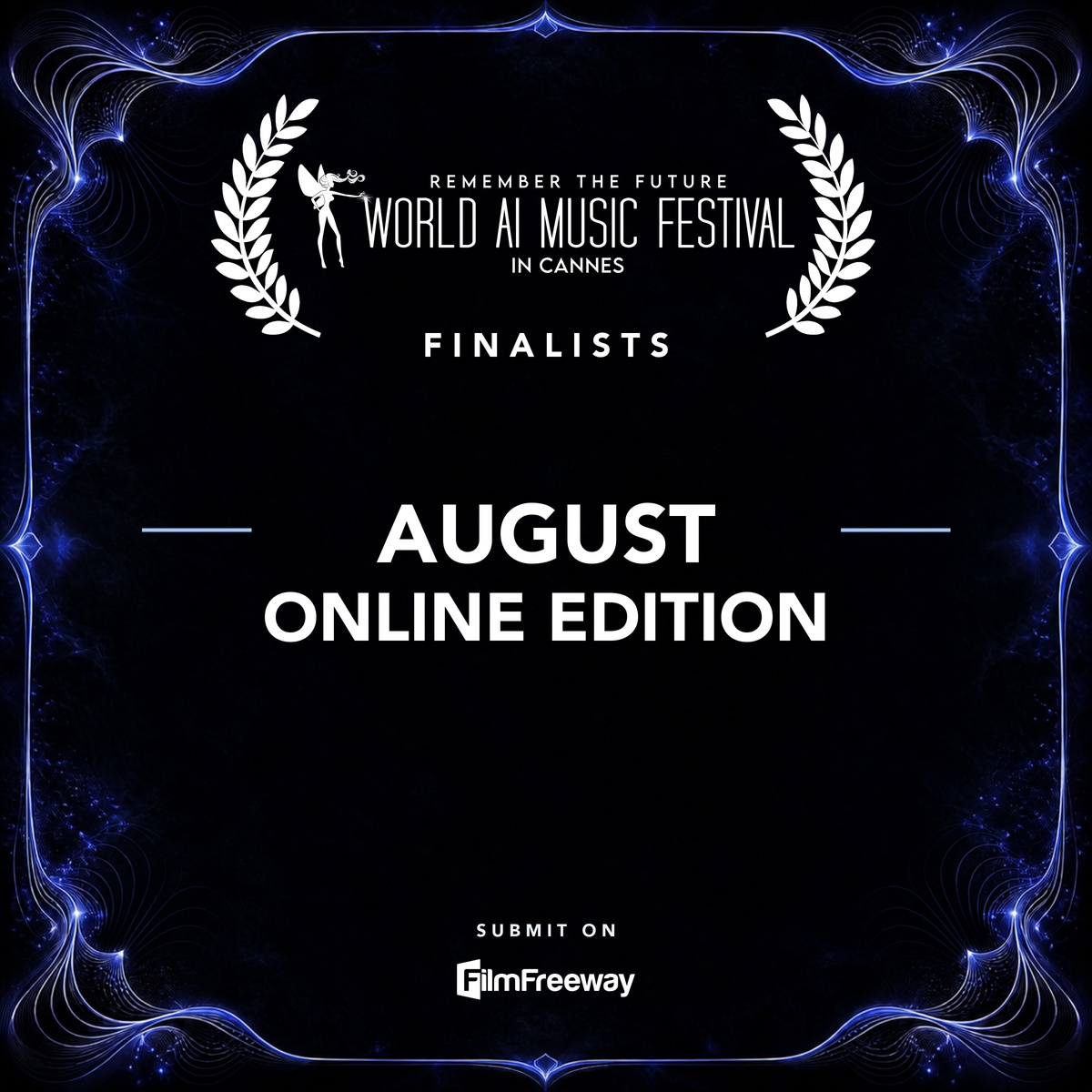 Couverture des finalistes d'août 2026 du World AI Music Festival in Cannes