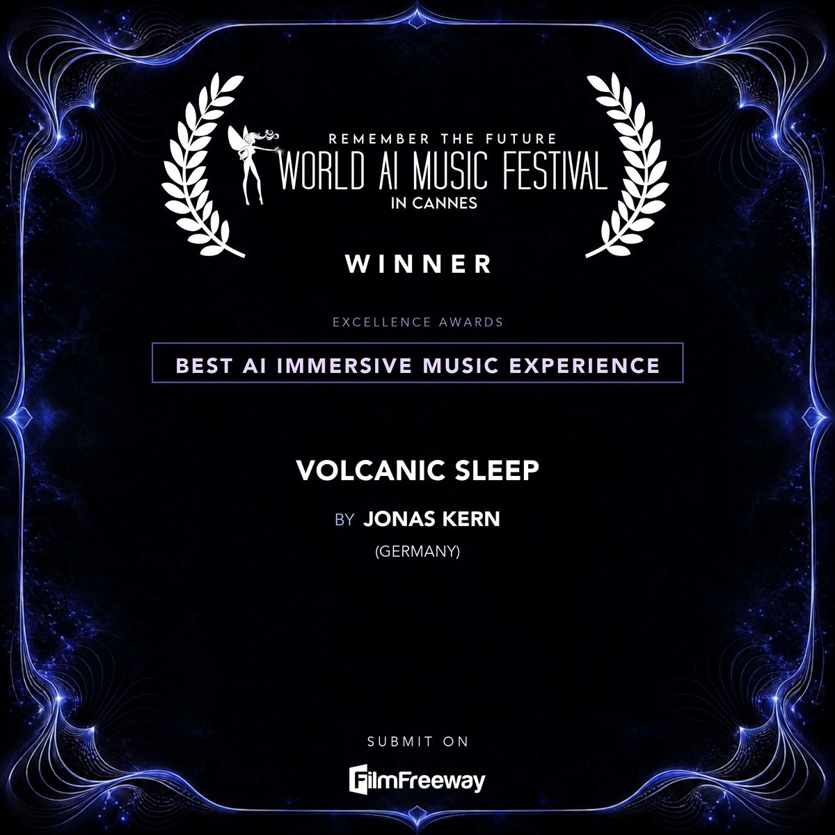 waimf-gagnants-aout-2026-09-best-ai-immersive-music-experience Gagnant d'août 2026 du World AI Music Festival in Cannes — Best AI Immersive Music Experience : Volcanic Sleep, Jonas Kern (Germany)