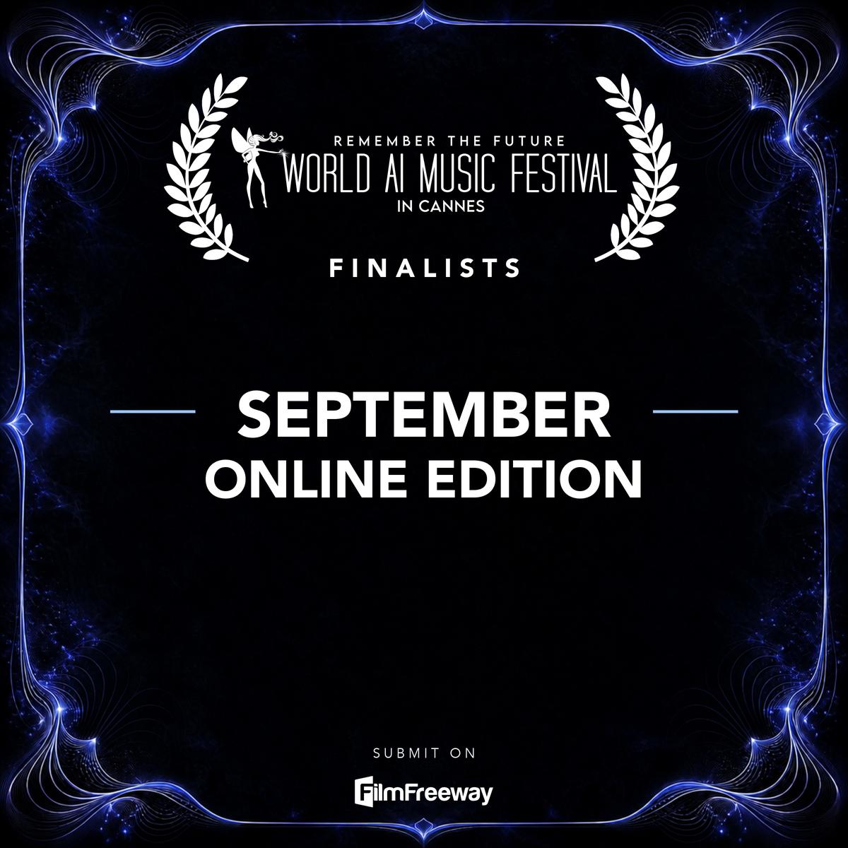 Couverture des finalistes de septembre 2026 du World AI Music Festival in Cannes