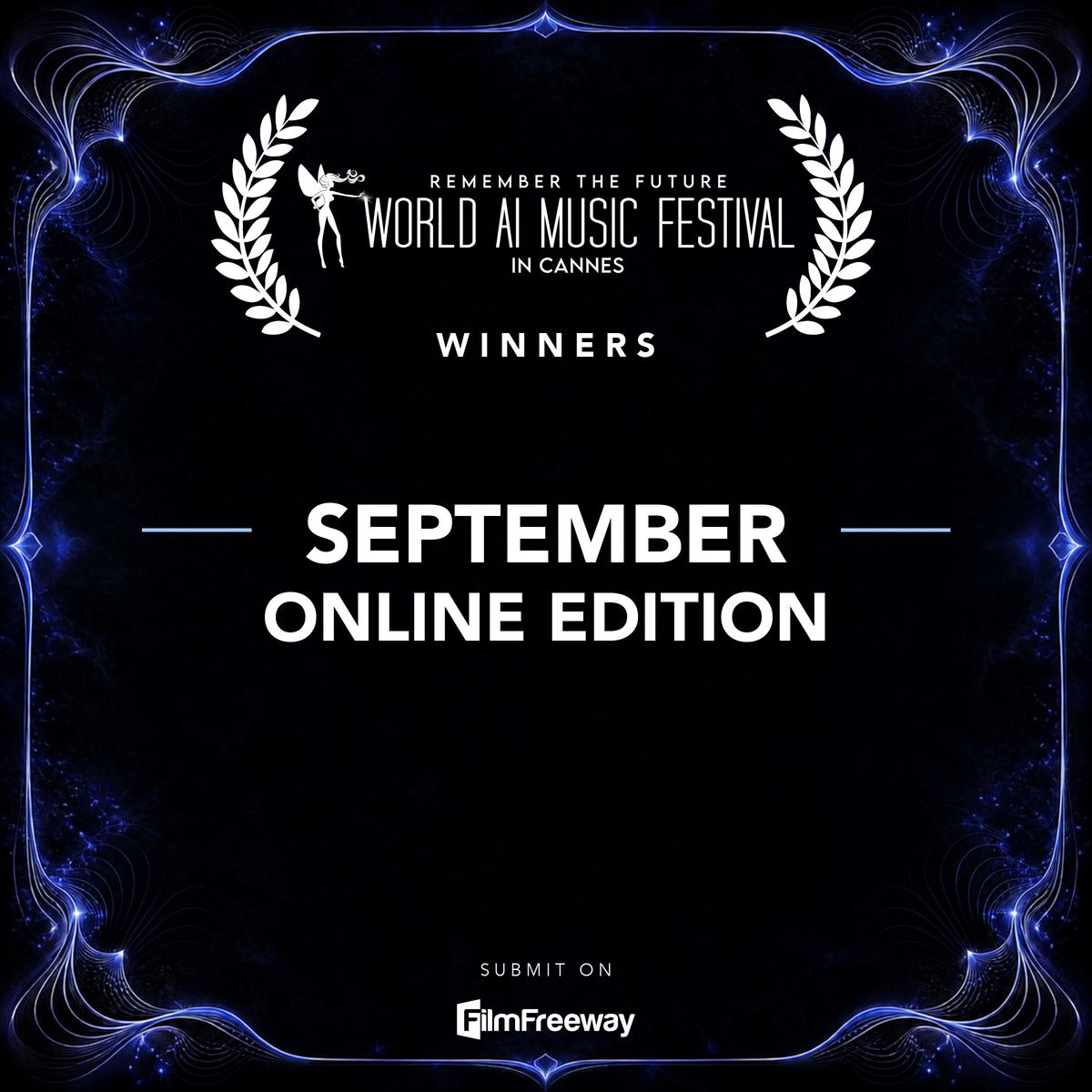 Gagnants de septembre 2026 du World AI Music Festival in Cannes — couverture